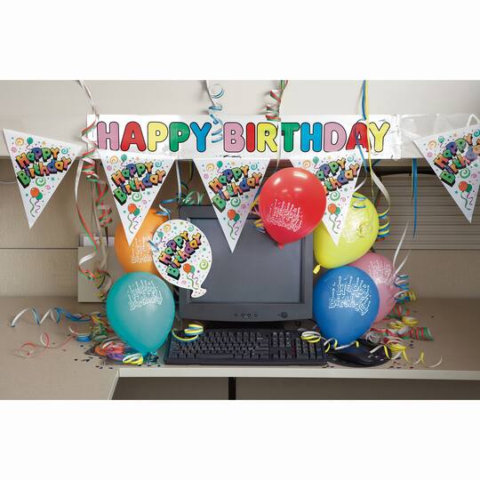 Happy Birthday Office Cubicle Decoration Kit